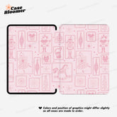 Custom Name Pink Vintage Kindle Case, Kobo Case, Free Personalization